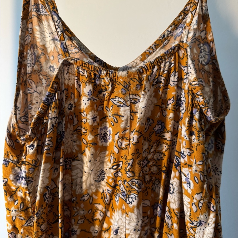 Floral Goldenrod Dress - Picture 5 of 9